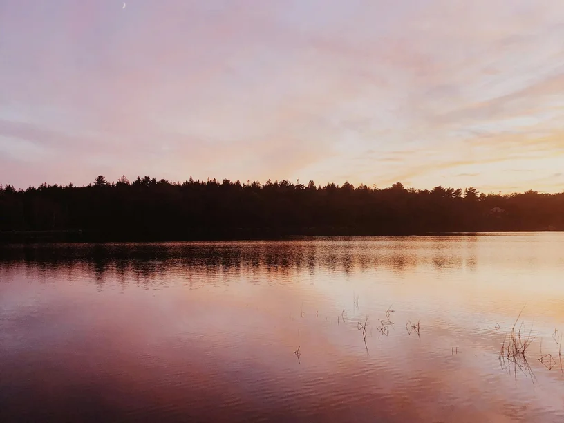 Scenic lake landscape in Northern Ontario